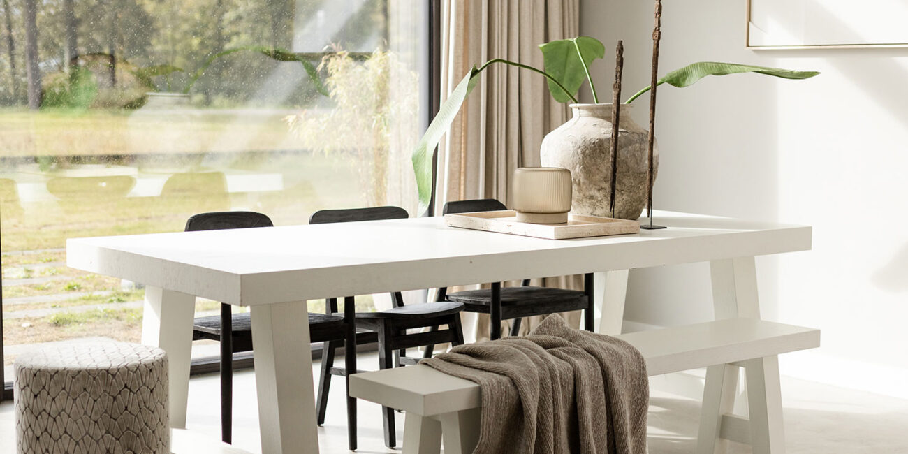 Eetkamertafel wit Keijser & Co