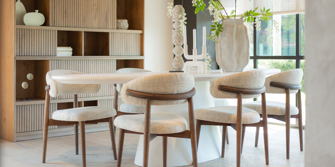 Eetkamerstoel Brindisi met houten frame