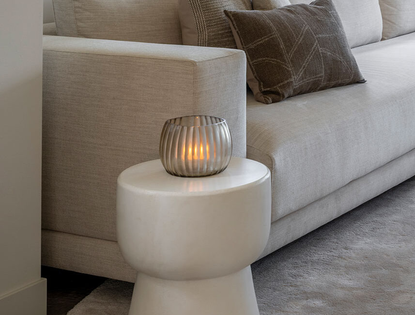 Bijzettafel Motto wit