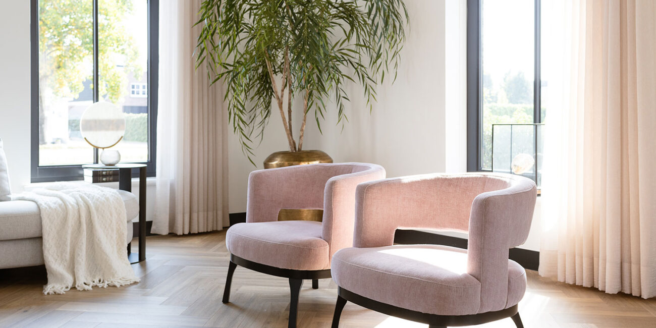 Fauteuil Laguna roze