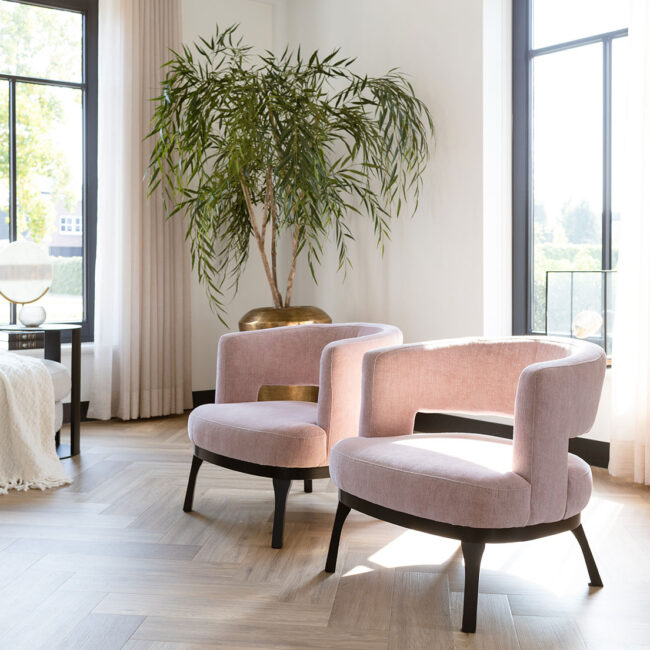 Fauteuil Laguna roze